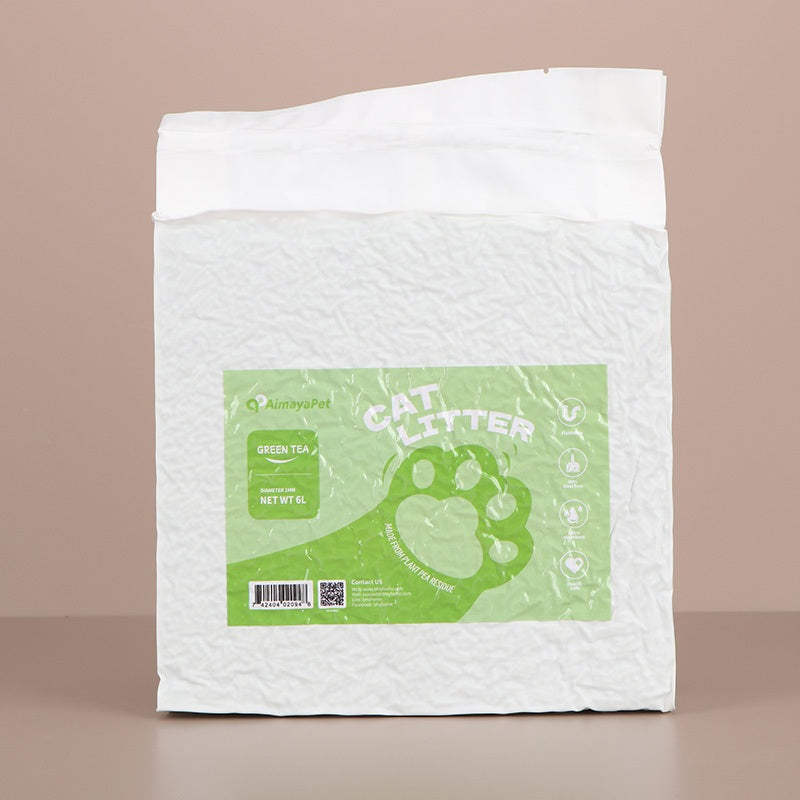 AimayaPet 6L(2/1.5Kg) Premium Natural Tofu Cat Litter Super Fast Clumping - 6 Fragrances