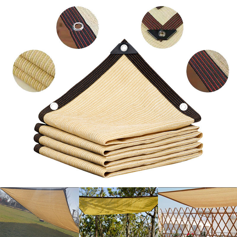 Sun Shade Net Outdoor Anti-UV Sunshade Shading Net Outdoor Swimmin Pool Garden Farm Jaring Hitam