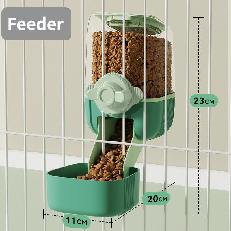 Hanging Pet Feeder Rabbit Cage Feeder Bowl Automatic Water Dispenser&feeder Cage Hang Bowl for Cat Dog Bekas Air Kucing
