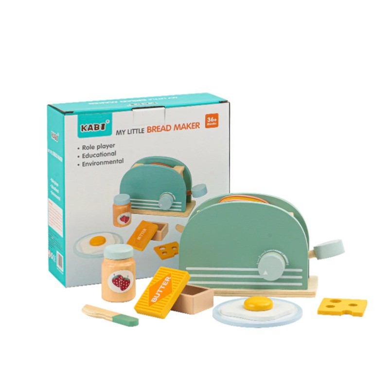 Wooden Pretend Toys Tea Set Toys Kids Kitchen Toys Pretend Play Set Wooden Cooking Toys