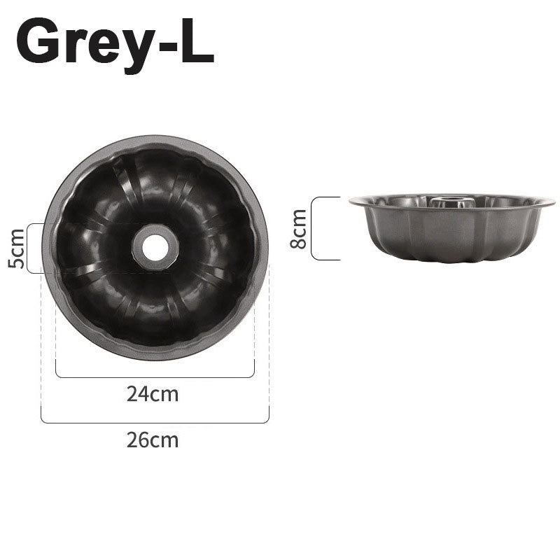 Non Stick Bundt Cake Mold Carbon Steel Pound Cake Pan Baking Tool For Ring Cakes Cheesecakes Jellos
