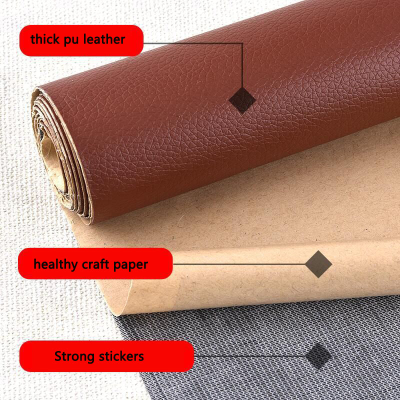 Leather Repair Self-Adhesive Patch Stick on Sofa Repairing Leather PU Fabric Sticker Patches