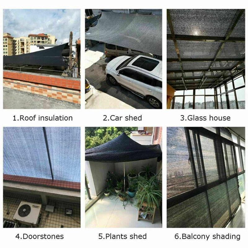 Shade Sail Garden Sun Shade Net Car Cover Sun Shade Net Outdoor Anti-UV Awnings Sun Shelter Garden Patio Pool