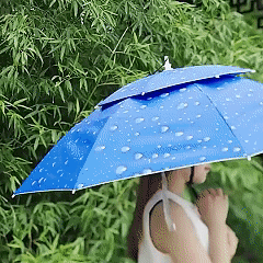 Umbrella Hat Polyester Lightweight Portable Waterproof Uv Protection Fishing Camping Adult Outdoor