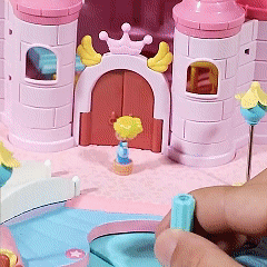 Magnetic Princess Castle Light Toy Girl Castle Game Simulation Toy Perfect Girl Birthday Gift