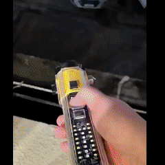 Zoomable Rechargeable Flashlight Torch Light Lcd Display Type-C Charging Anti-slip Grip Abs Material