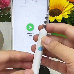 Smart Visual Ear Cleaner Earwax Remover Hd Camera 6 Led Lights Ip67 Waterproof Silicone Ear Tips