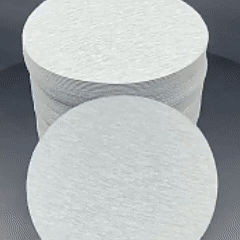 Cakera Pengamplasan Kasar Kering Bulat 5 Inci 100pcs Tahan Lama Aluminium Oksida Kertas Lateks Pengilat Logam