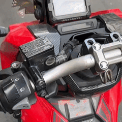 Penutup Takungan Klac Brek Motosikal Aloi Aluminium Permukaan Anodized Mudah Dipasang Untuk Honda Adv150 Adv160