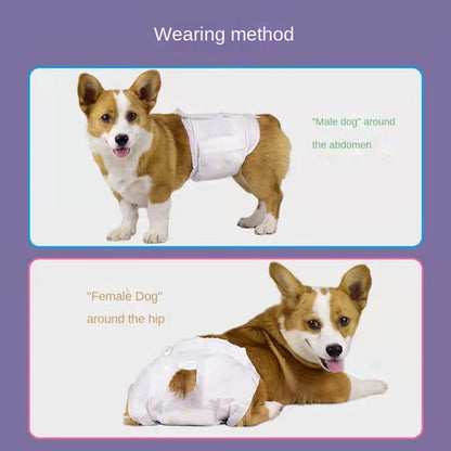 Pet Diapers Super Absorption Disposable Dog Puppy Diapers