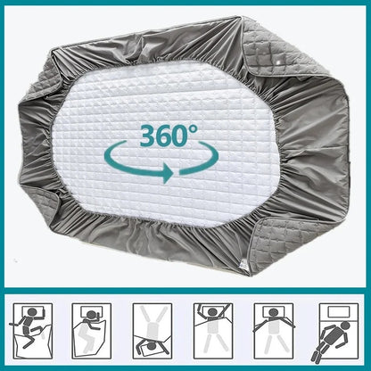 Waterproof Mattress Protector Elastic Fitted Bedsheet Breathable Thicken Non-slip Mattress Dust Cover Singe Queen King