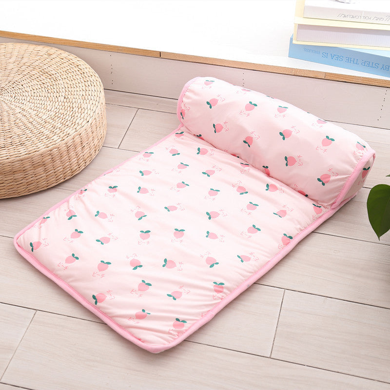 Pet Cooling Ice Mat Dog Cat Summer Cooling Mat Cat Bed Dog Bed Pad Blanket Sofa Washable Cushion Ice Silk Carpet