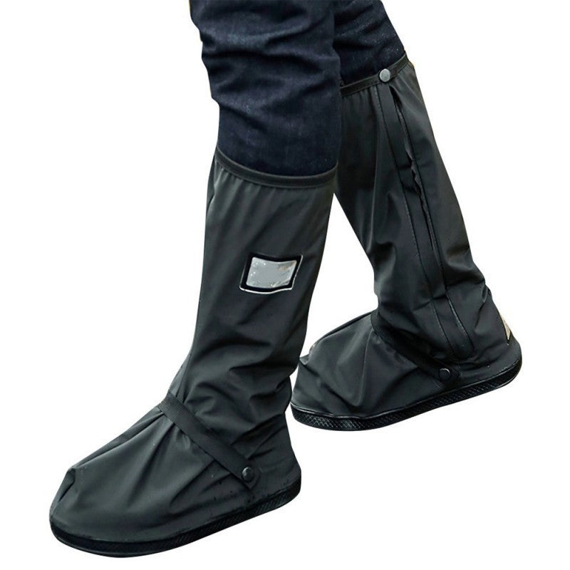 Waterproof Shoes Cover Anti-slip Reusable Rain Shoes Cover Re-use Motorcycle Rain Boots Kasut Hujan