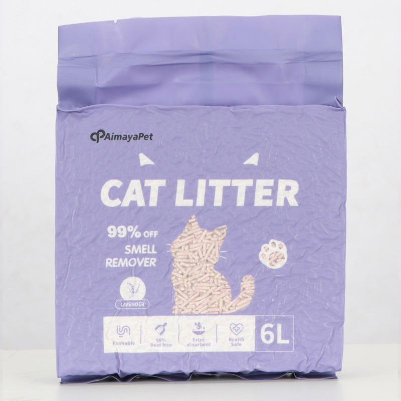 AimayaPet 6L(2/1.5Kg) Premium Natural Tofu Cat Litter Super Fast Clumping - 6 Fragrances