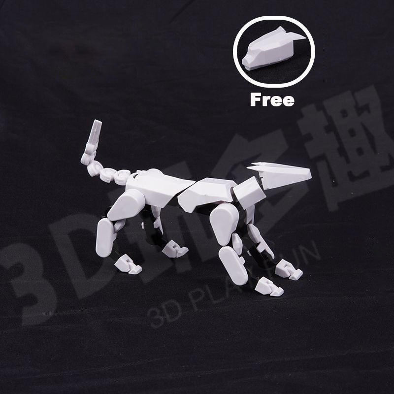 3d Printed Action Figure Lucky Dummy 13 Multi Joint Figure Movable Robot Doll Toy Assembly Model