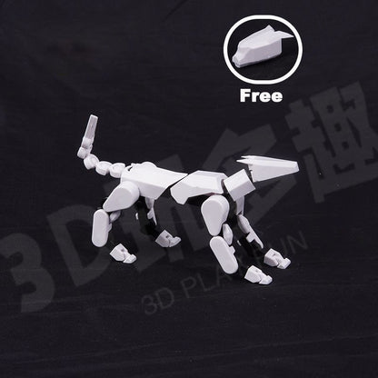 3d Printed Action Figure Lucky Dummy 13 Multi Joint Figure Movable Robot Doll Toy Assembly Model