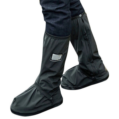 Waterproof Shoes Cover Anti-slip Reusable Rain Shoes Cover Re-use Motorcycle Rain Boots Kasut Hujan