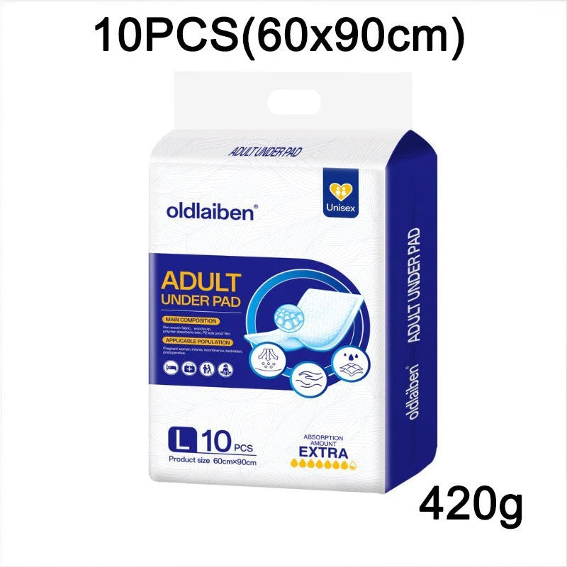 10/80/100 Pcs Disposable Diapers Adult Care Mat Incontinence Pad Breathable Wash Pad