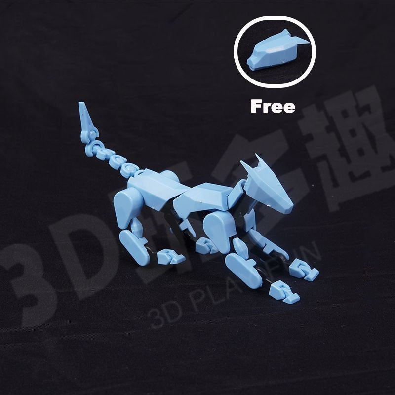 3d Printed Action Figure Lucky Dummy 13 Multi Joint Figure Movable Robot Doll Toy Assembly Model