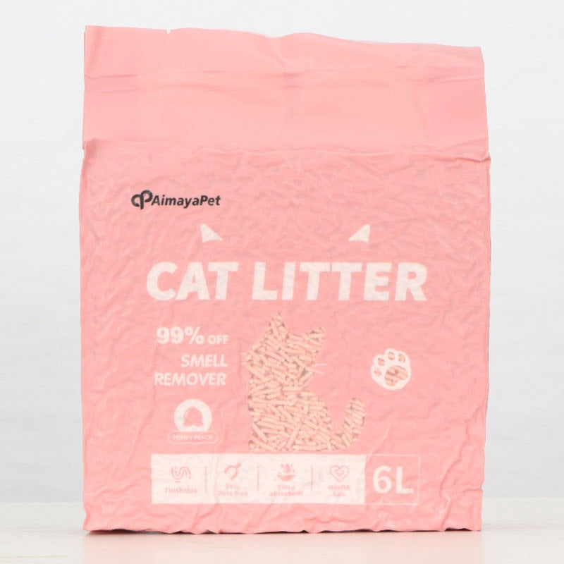AimayaPet 6L(2/1.5Kg) Premium Natural Tofu Cat Litter Super Fast Clumping - 6 Fragrances