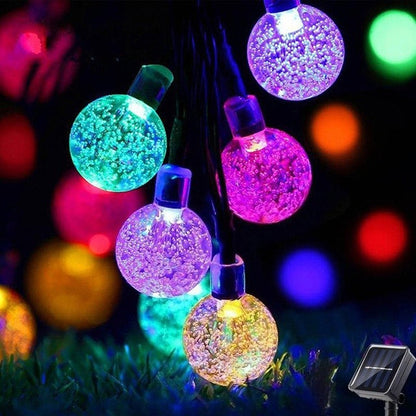 100 LED Lampu Raya Solar Fairy String Lights Outdoor Waterproof Lampu Hiasan Solar Power Lamp