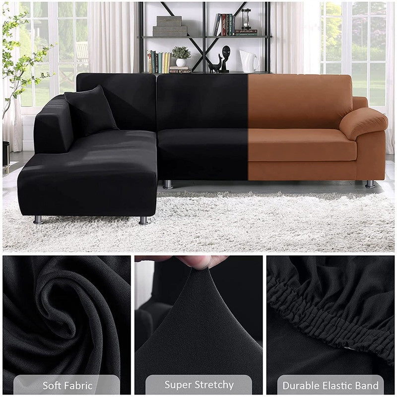 1/2/3/4 Seater Sofa Cover Dustproof Cover Sofa Cushion Cover Universal Slipcover Seat Cover Raya Decoration