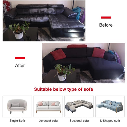 1/2/3/4 Seater Sofa Cover Dustproof Cover Sofa Cushion Cover Universal Slipcover Seat Cover Raya Decoration