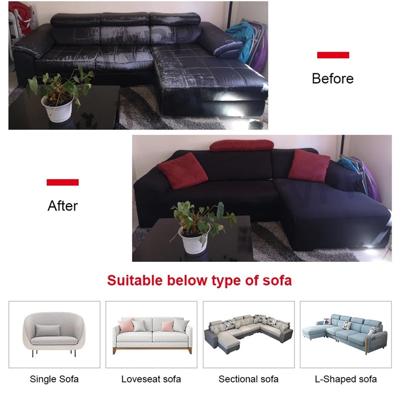 1/2/3/4 Seater Sofa Cover Dustproof Cover Sofa Cushion Cover Universal Slipcover Seat Cover Raya Decoration