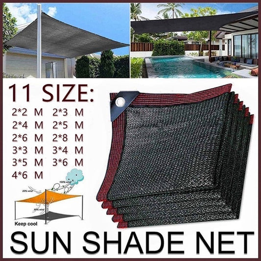 Shade Sail Garden Sun Shade Net Car Cover Sun Shade Net Outdoor Anti-UV Awnings Sun Shelter Garden Patio Pool
