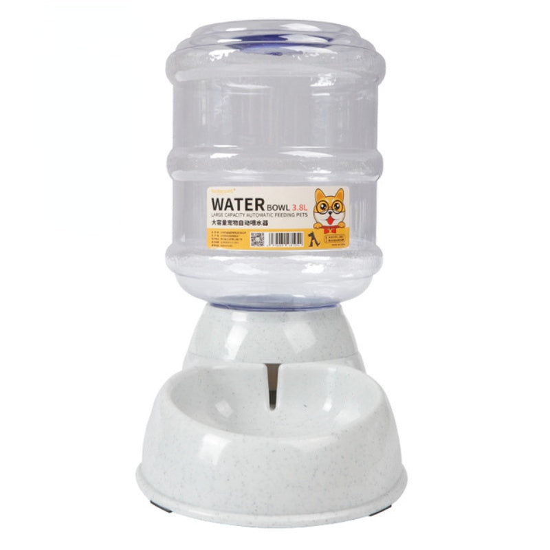 3.8L Pet Automatic Feeder Dog Cat Auto Water Dispenser Large Capacity Feeding Food Bowl Kucing
