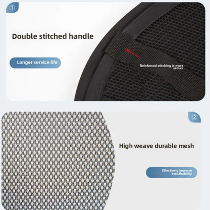 Foldable Laundry Hamper Wide Mesh Space-Saving Laundry Basket Portable Dorm Travel Bathroom Items