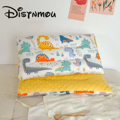 [3D Bean Design] 50x30cm Kids Bean Fleece Pillow Cotton Neck Guard Bed Pillow Bantal Kapas Budak