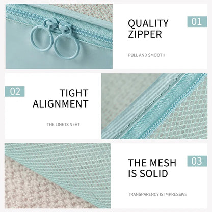 6/7 in 1 Set Travel Bag Packing Clothes Storage Organizer Bag Pouch Multi Size Organizer Bag
