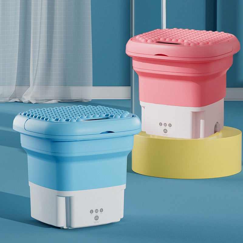Mini Washing Machine Washer Dryer Mini Folding Travel Laundry Washe Drying Centrifuge Mesin Basuh
