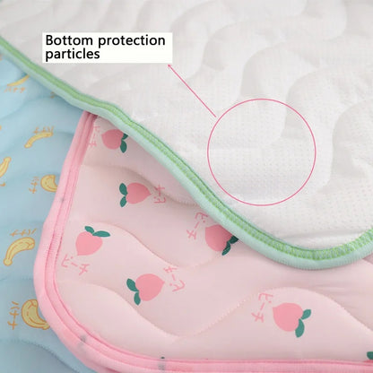 Pet Cooling Ice Mat Dog Cat Summer Cooling Mat Cat Bed Dog Bed Pad Blanket Sofa Washable Cushion Ice Silk Carpet