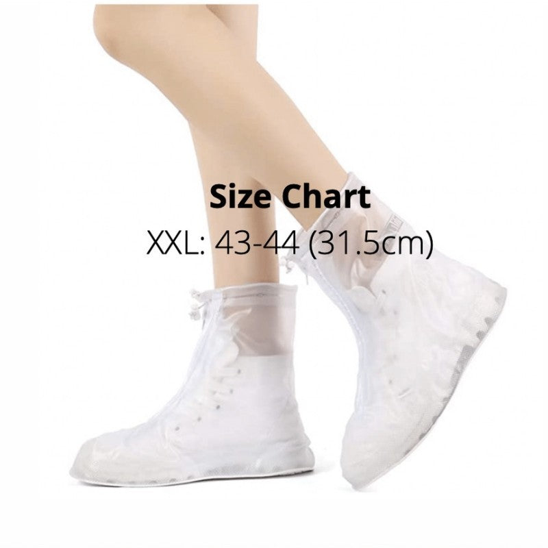Waterproof Shoes Cover Anti-slip Reusable Rain Shoes Cover Re-use Motorcycle Rain Boots Kasut Hujan