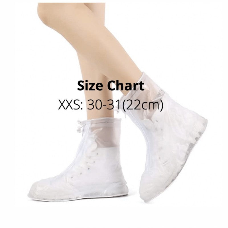 Waterproof Shoes Cover Anti-slip Reusable Rain Shoes Cover Re-use Motorcycle Rain Boots Kasut Hujan