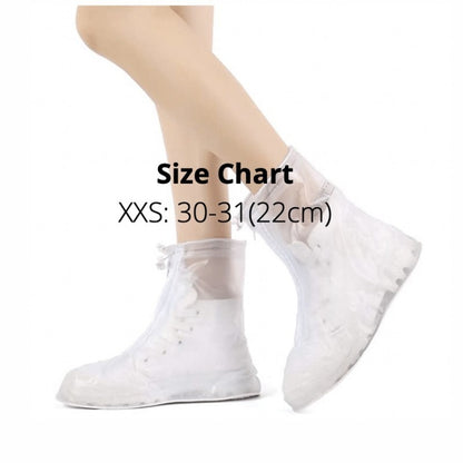 Waterproof Shoes Cover Anti-slip Reusable Rain Shoes Cover Re-use Motorcycle Rain Boots Kasut Hujan