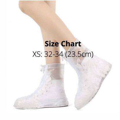 Waterproof Shoes Cover Anti-slip Reusable Rain Shoes Cover Re-use Motorcycle Rain Boots Kasut Hujan