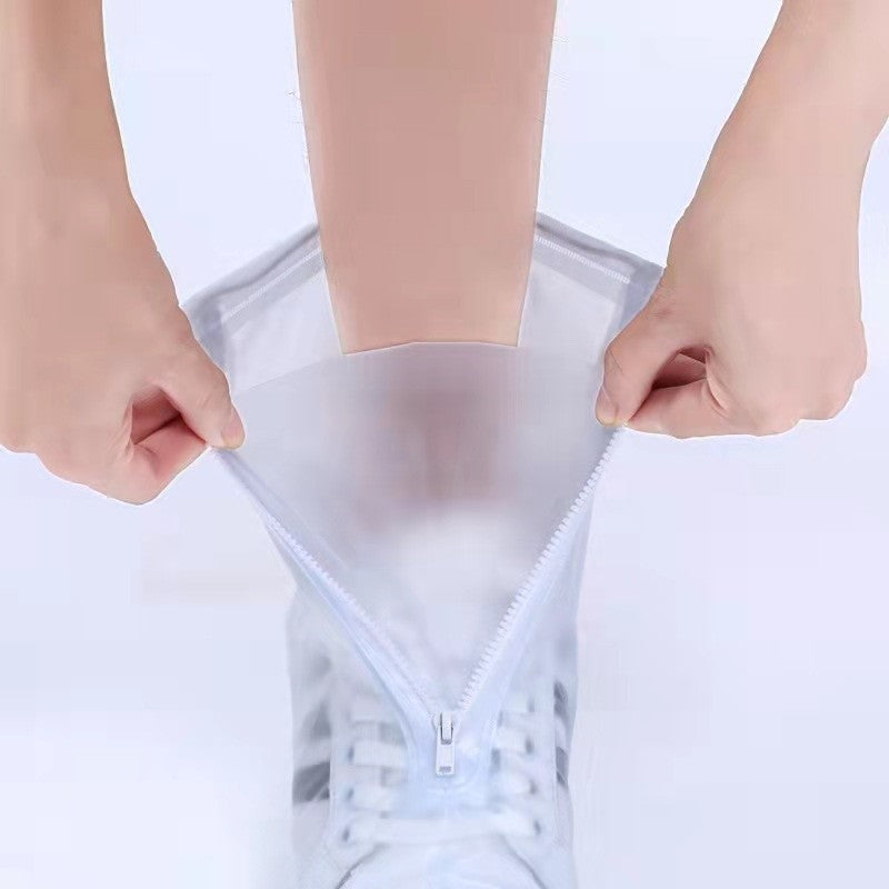 Waterproof Shoes Cover Anti-slip Reusable Rain Shoes Cover Re-use Motorcycle Rain Boots Kasut Hujan