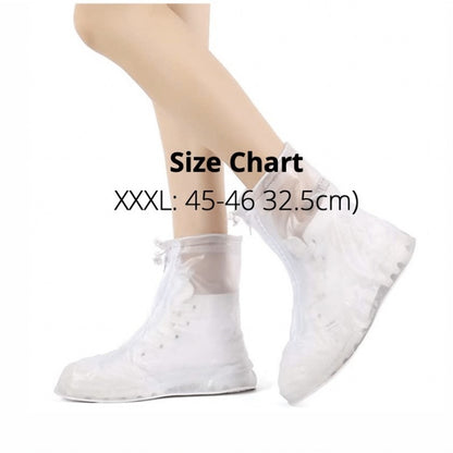 Waterproof Shoes Cover Anti-slip Reusable Rain Shoes Cover Re-use Motorcycle Rain Boots Kasut Hujan