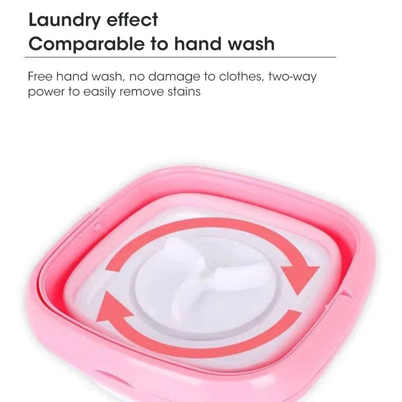 Mini Washing Machine Washer Dryer Mini Folding Travel Laundry Washe Drying Centrifuge Mesin Basuh