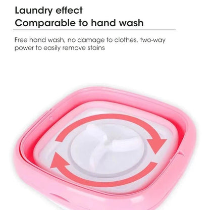 Mini Washing Machine Washer Dryer Mini Folding Travel Laundry Washe Drying Centrifuge Mesin Basuh