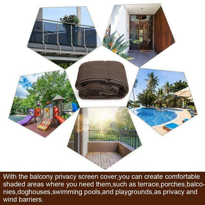 Sun Shade Net Outdoor Anti-UV Sunshade Shading Net Outdoor Swimmin Pool Garden Farm Jaring Hitam
