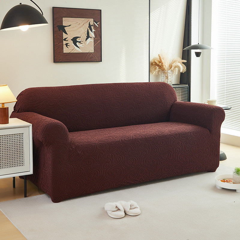 1/2/3/4 Seat Corner Sofa Cover  Elastic Stretchable Sofa Cover Premium Embossed Fabirc Sarung Raya Decoration