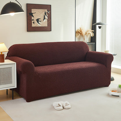 1/2/3/4 Seat Corner Sofa Cover  Elastic Stretchable Sofa Cover Premium Embossed Fabirc Sarung Raya Decoration