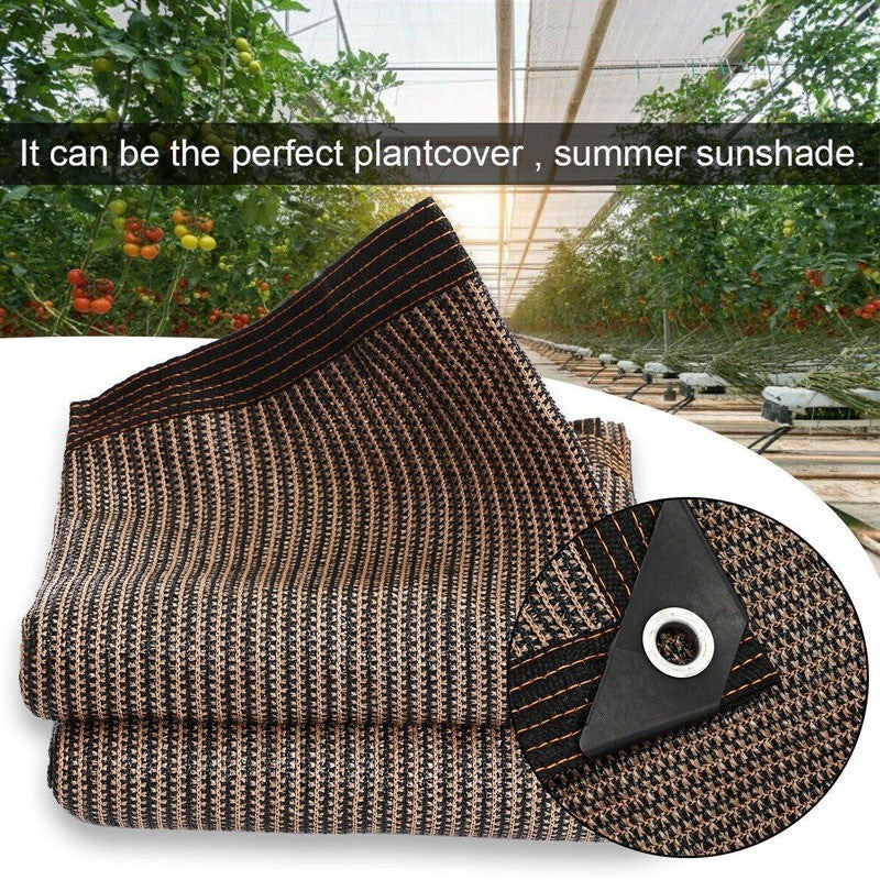 Sun Shade Net Outdoor Anti-UV Sunshade Shading Net Outdoor Swimmin Pool Garden Farm Jaring Hitam
