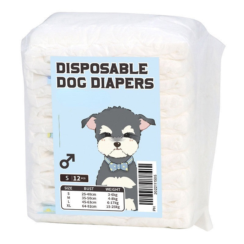 AimayaPet Pet Disposable Diapers-Male/Female(S/M/L/XL)