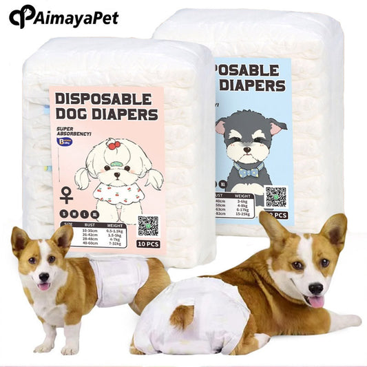 AimayaPet Pet Disposable Diapers-Male/Female(S/M/L/XL)