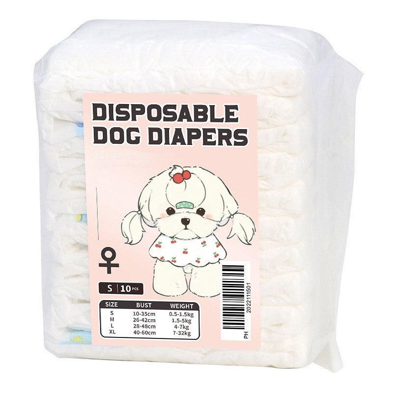 AimayaPet Pet Disposable Diapers-Male/Female(S/M/L/XL)